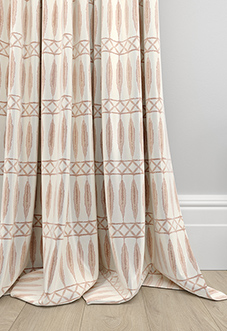 Nazca, Rose Gold - Made to Measure Curtains